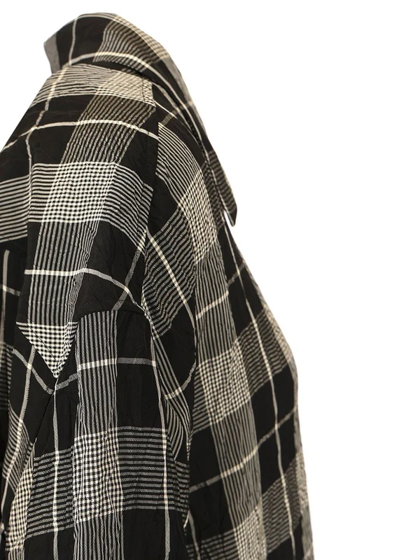 Check Pattern Short Sleeve Shirt - Image 4