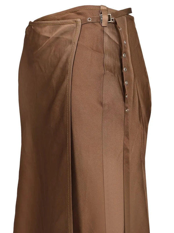 Satin Midi Skirt - Image 4