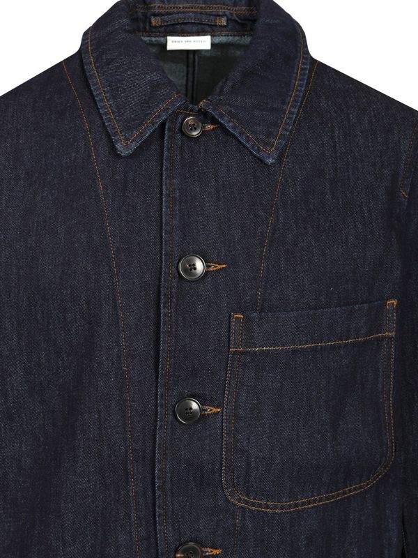 Patch Pocket Denim Jacket - Image 4