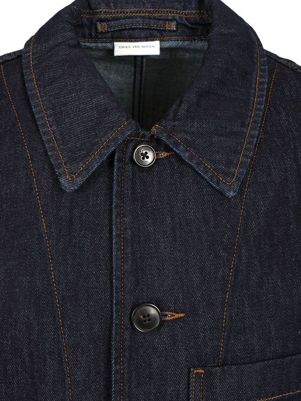 Patch Pocket Denim Jacket - Image 5