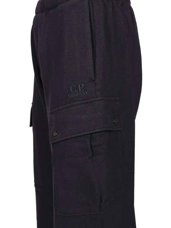 Embroidered Logo Cargo Track Pants - Image 4