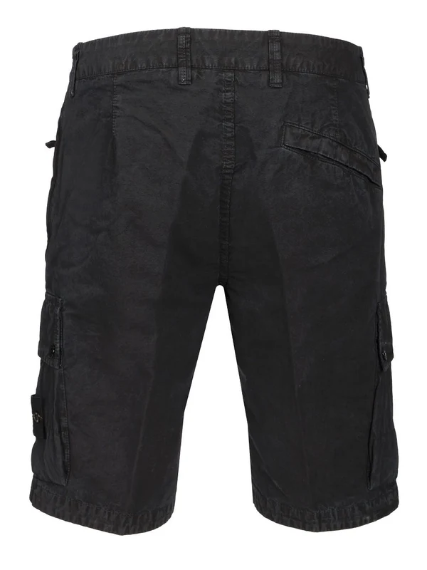 Wappen Patch Denim Cargo Shorts - Image 2