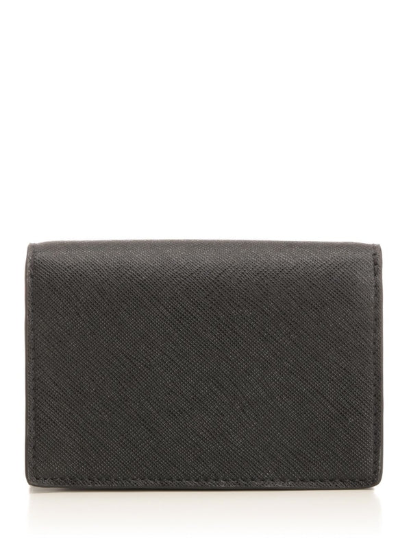 Metal Logo Leather Wallet - Image 3