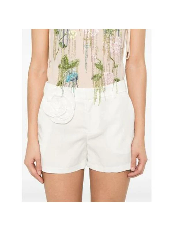 Flower Embellished Shorts - Image 2