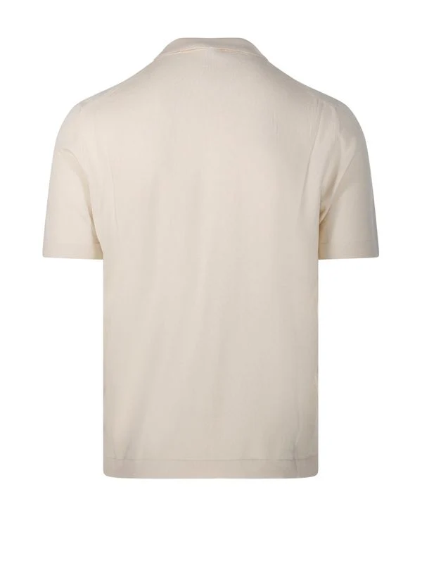 Openwork Cotton Knit Shirt - Image 3