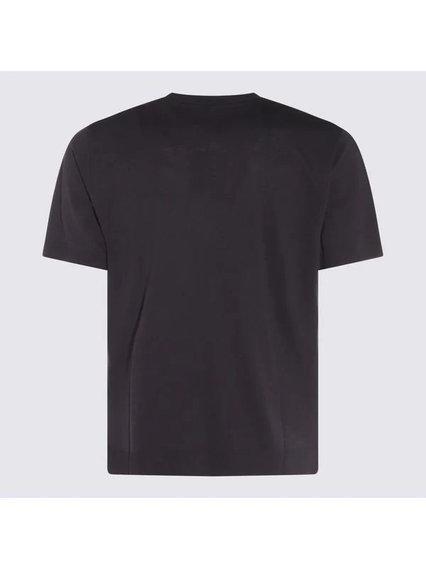 Crewneck Cotton Blend Short Sleeve Knit - Image 2