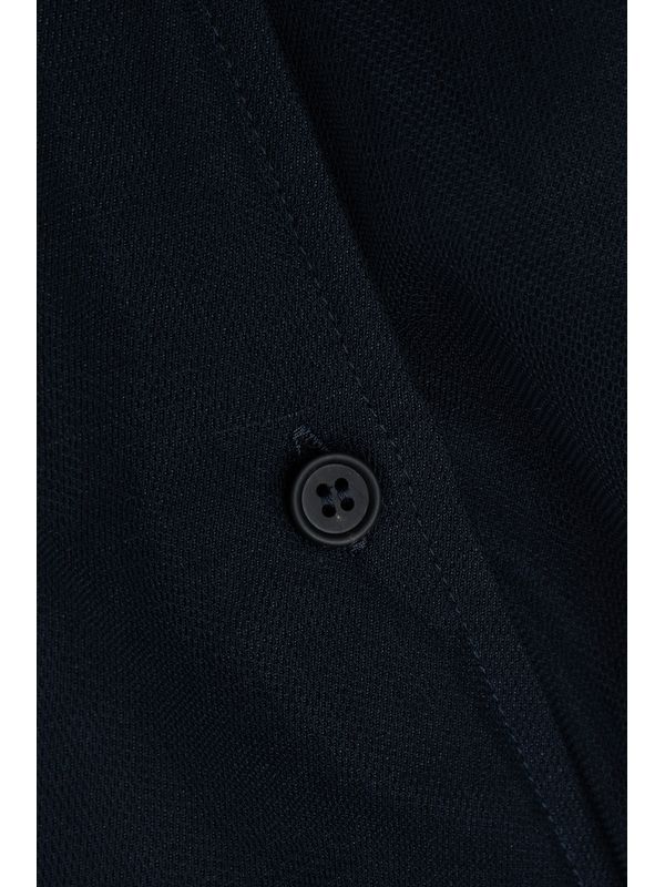 Sheer Detail Drawstring Hem Blouse - Image 3