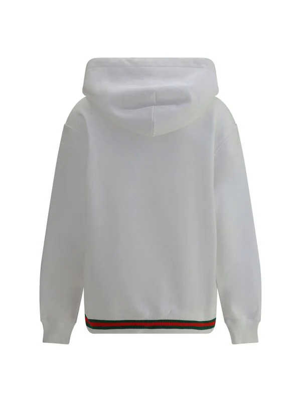 Web Detail Cotton Hood Zip-Up - Image 2