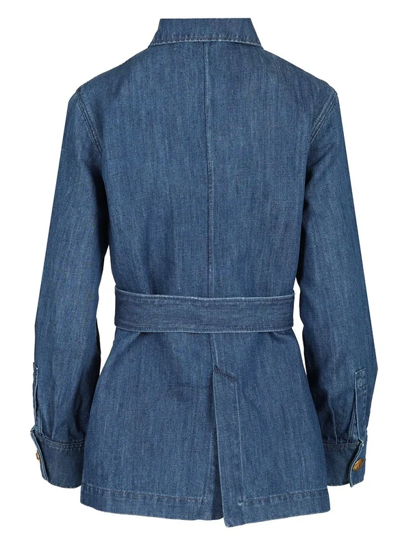 Belted Denim Jacket - Image 2