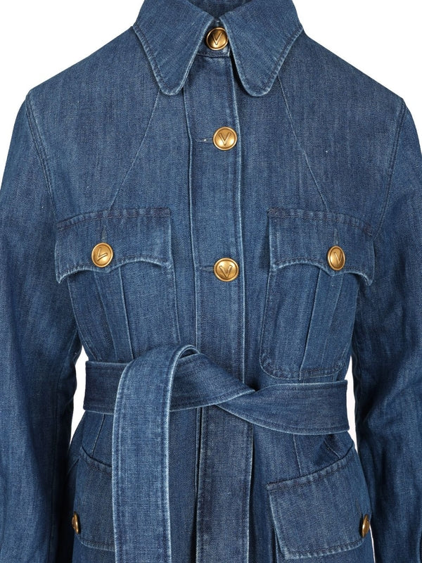 Belted Denim Jacket - Image 4