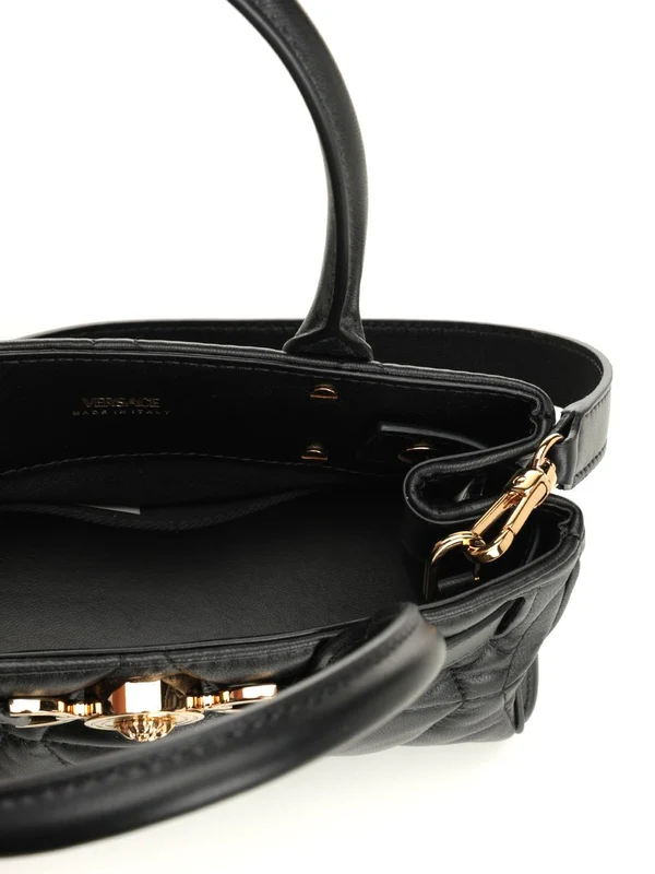 Medusa 95 Quilted Leather Tote Bag - Image 4