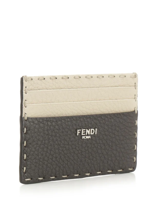 Diagonal Leather Card Holder - Image 2