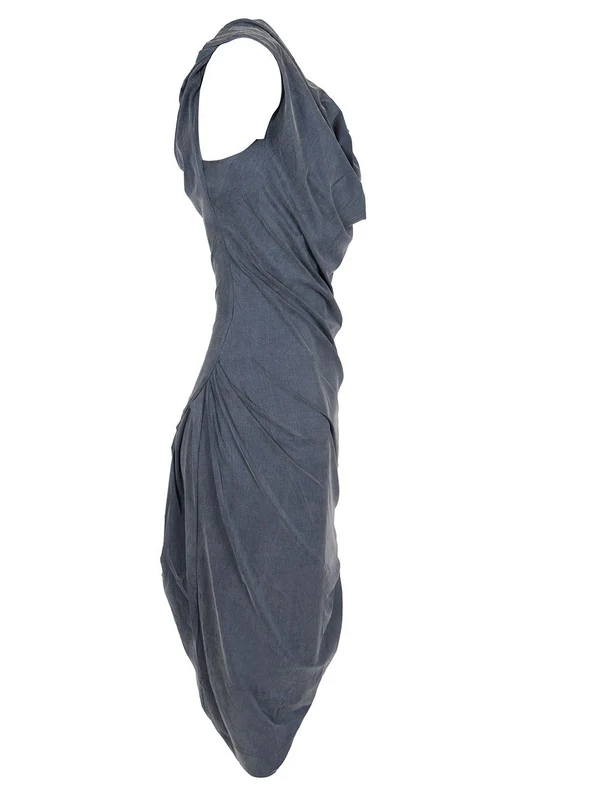GINNIE Asymmetric Mini Dress - Image 3