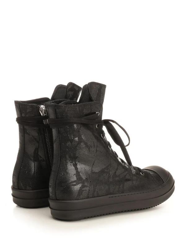BLACK SNEAKERS High top Sneakers - Image 3