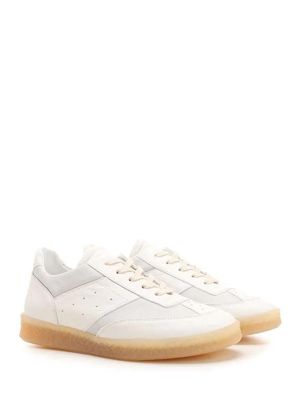 Leather Low-Top Sneakers - Image 2