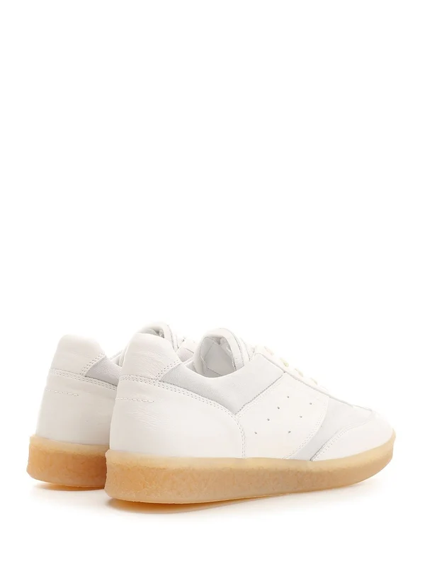 Leather Low-Top Sneakers - Image 3