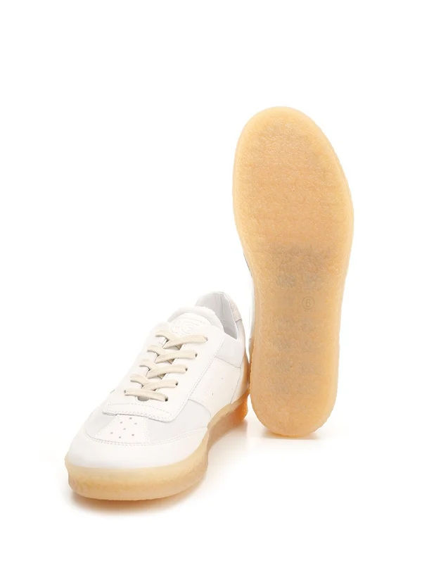 Leather Low-Top Sneakers - Image 5