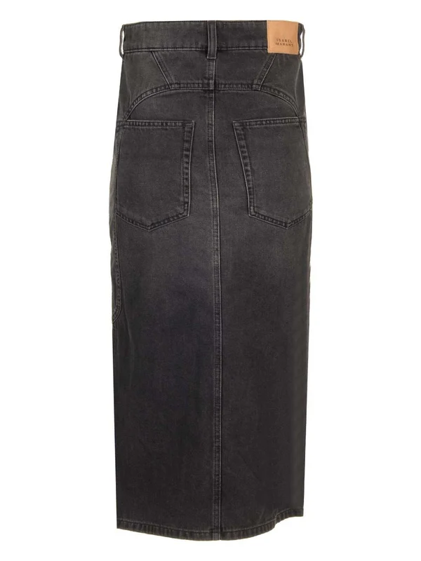 BRITT Denim Midi Skirt - Image 2