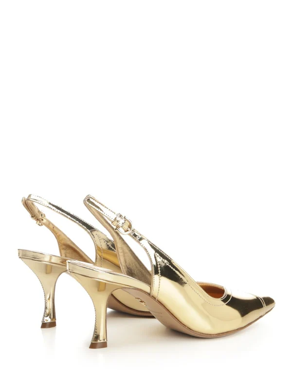Laminated leather slingback Slingback Heels - Image 3