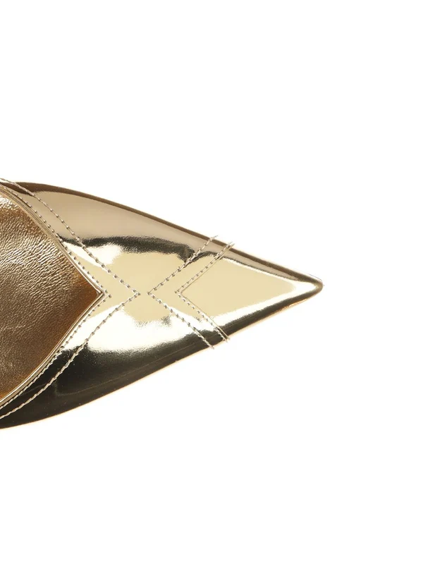 Laminated leather slingback Slingback Heels - Image 4