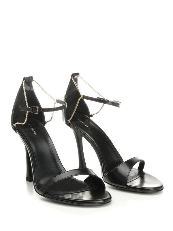 4G LIQUID Leather Sandal Heels - Image 2