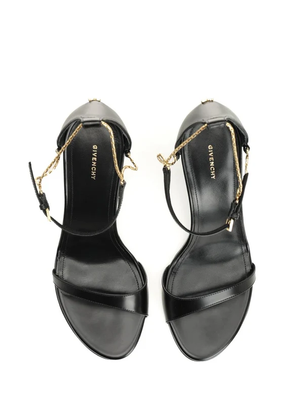 4G LIQUID Leather Sandal Heels - Image 5