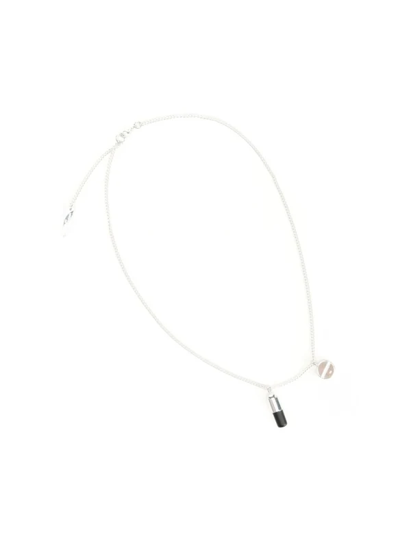 PILL Pendant Silver Necklace - Image 2