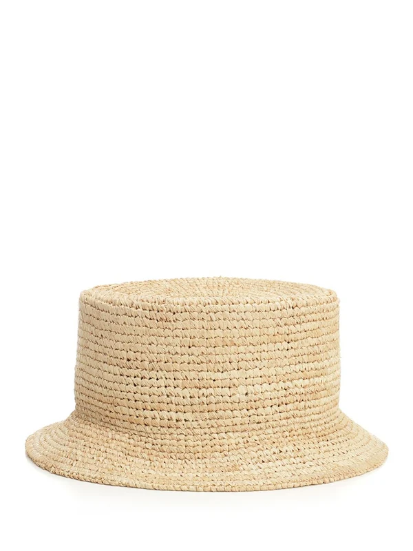 Le Bob Pesco Raffia Bucket Hat - Image 3