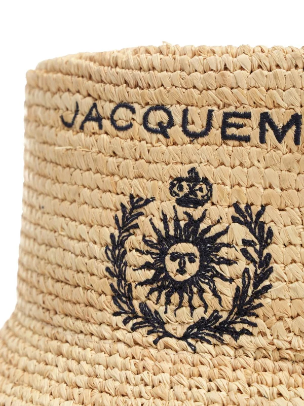 Le Bob Pesco Raffia Bucket Hat - Image 4