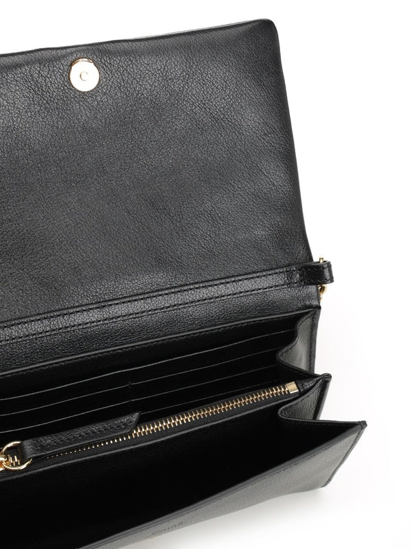 SPIN Wallet Chain Leather Crossbody Bag - Image 4