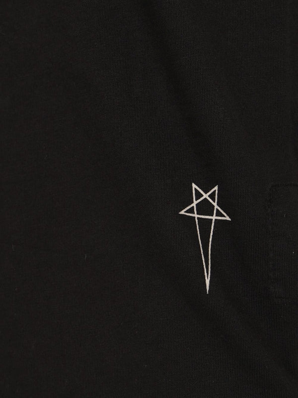 Pentagram Print Short-Sleeve T-Shirt - Image 4
