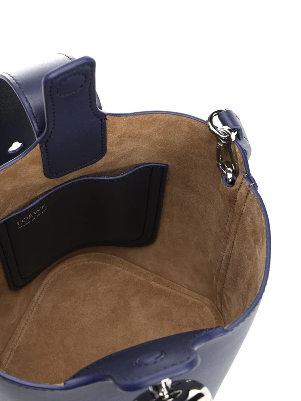 Pebble Mini Leather Bucket Bag - Image 4