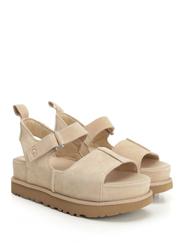 Goldenstar High Suede Sandals - Image 2