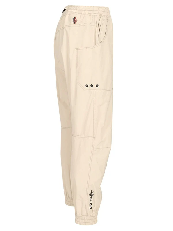 Back Logo Patch Drawstring Pants - Image 3