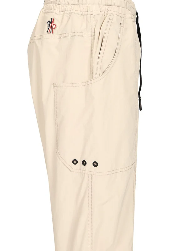 Back Logo Patch Drawstring Pants - Image 4