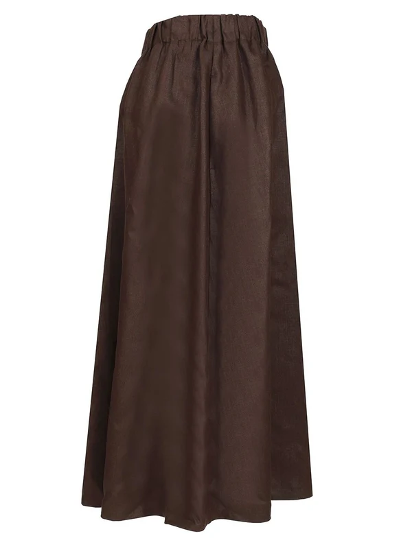 GLOSSY Linen Skirt - Image 3