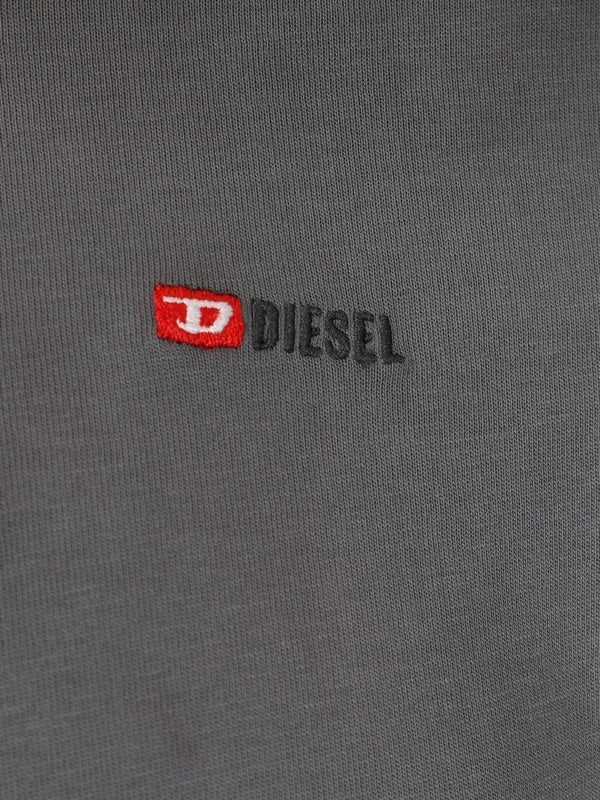Embroidered Logo Faded Effect Short-Sleeve T-Shirt - Image 3