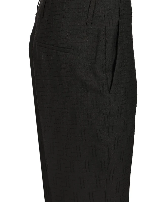 LOOK 53 Jacquard Linen Tailored Pants - Image 4
