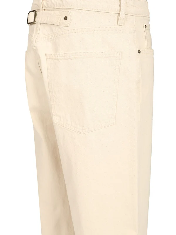 5-Pocket Cotton Denim Pants - Image 4
