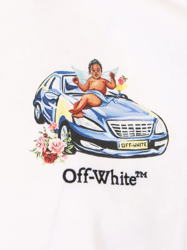 Arrow Printed Cotton Short-Sleeve T-Shirt - Image 3