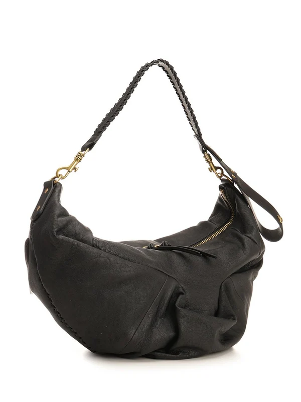AGNES Medium Leather Shoulder Bag - Image 2