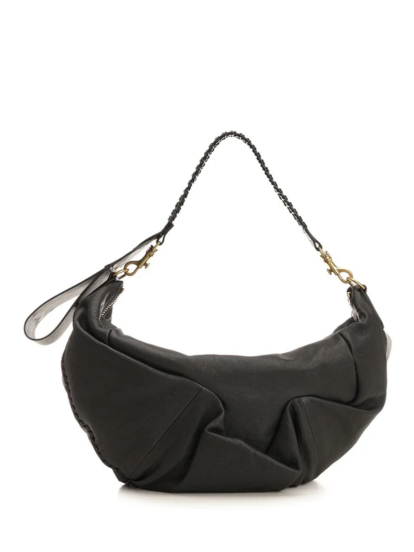 AGNES Medium Leather Shoulder Bag - Image 3
