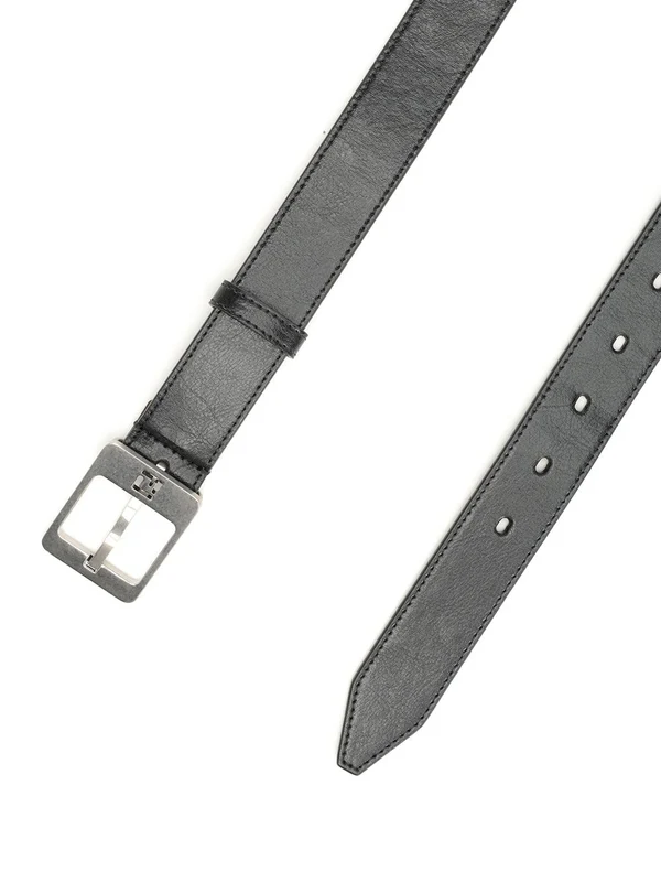 FF Logo Buckle Leather Belt - Image 2