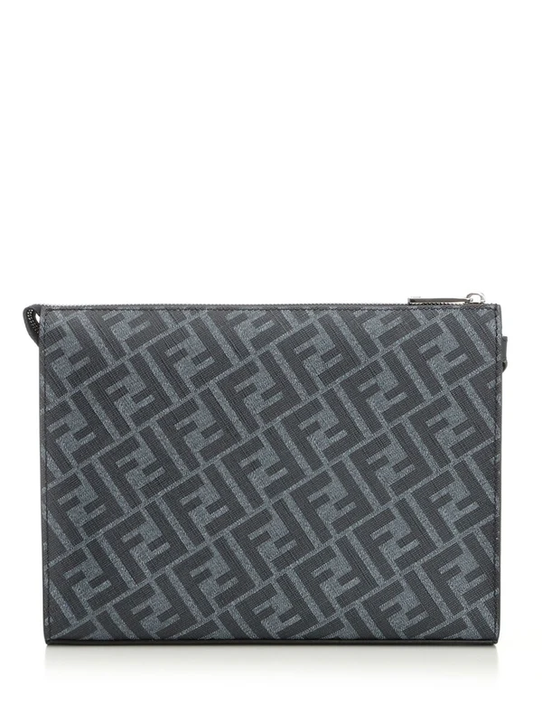 Diagonal Flat Clutch Bag - Image 3