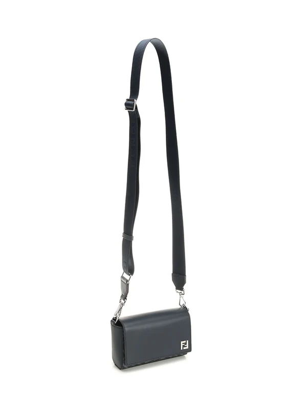 Compact Leather Messenger Bag - Image 2