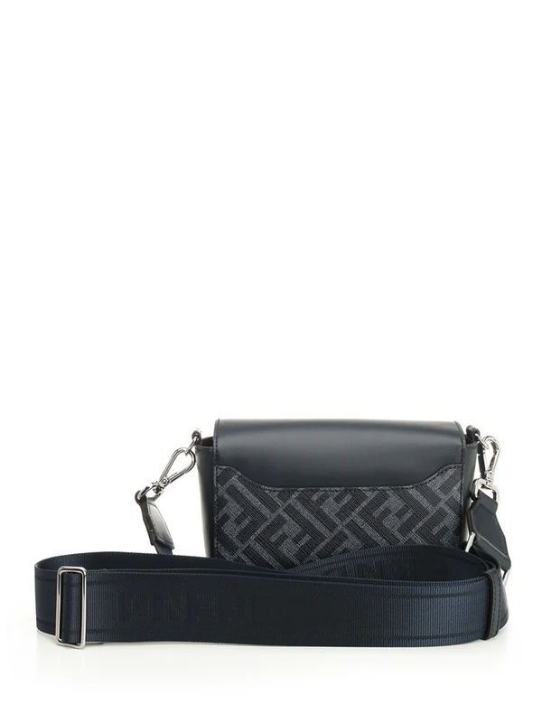 Compact Leather Messenger Bag - Image 3