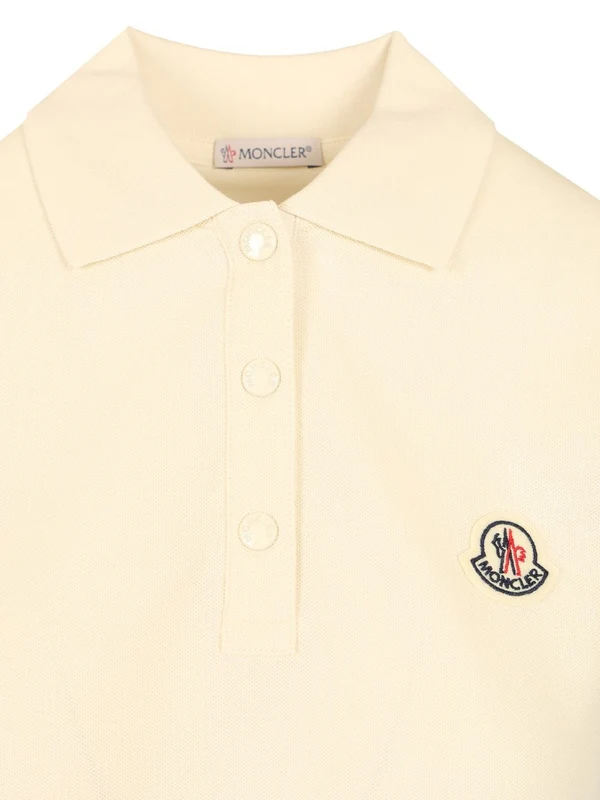 Logo Patch Cotton Polo Shirt - Image 3