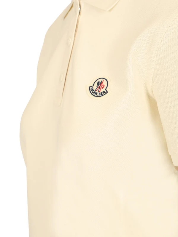 Logo Patch Cotton Polo Shirt - Image 4