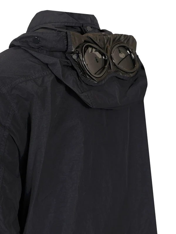 Goggle Hood Nylon Overshirt Jacket - Image 5