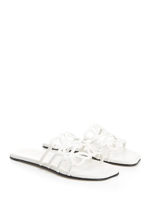 PETAL Anagram Band Leather Slides - Image 2